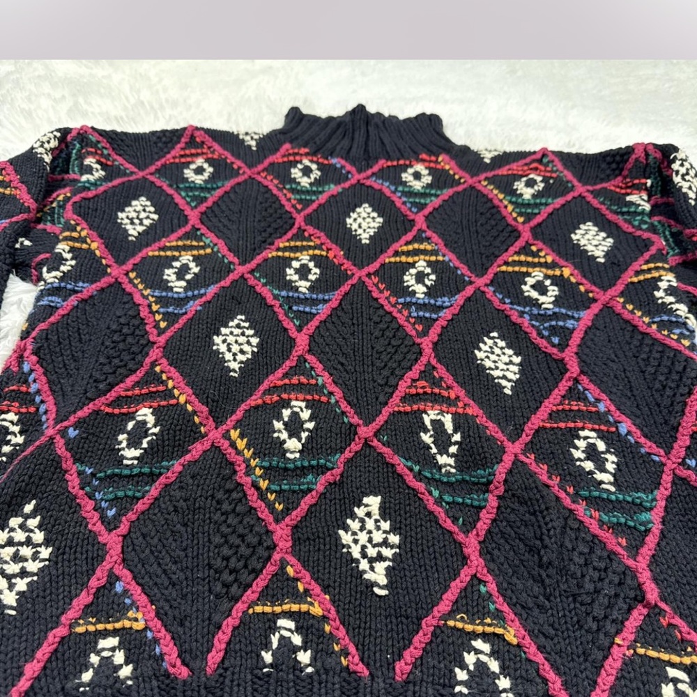 Boston Traders Multicolor Diamond Pattern Turtlen… - image 2